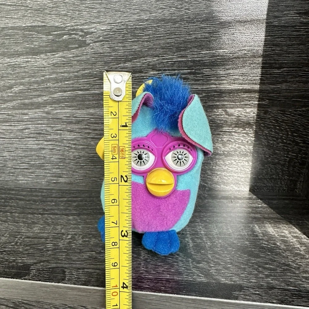 Vintage 2000 Furby McDonald's Happy Meal Soft Plush Keychain‎ Backpack Clip